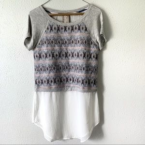 Dolan Left coast Skirted woven top